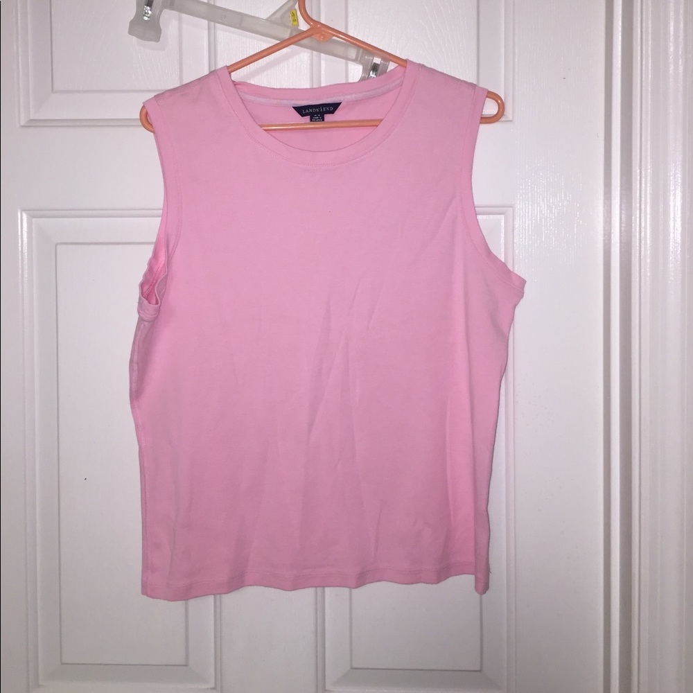 💲 Bundle 2 for $10 Lands End L Pink Tank Top